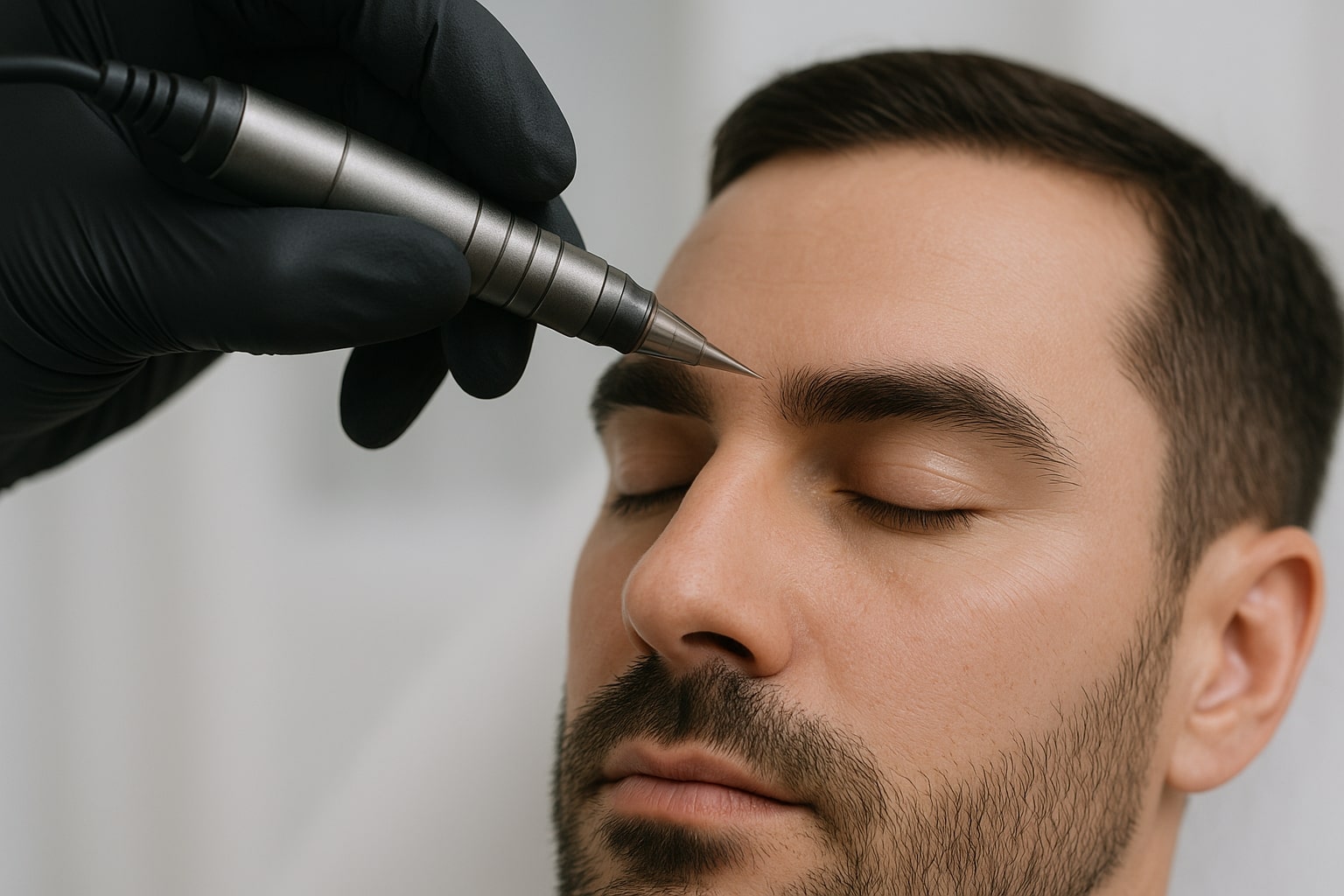 Microblading para hombre